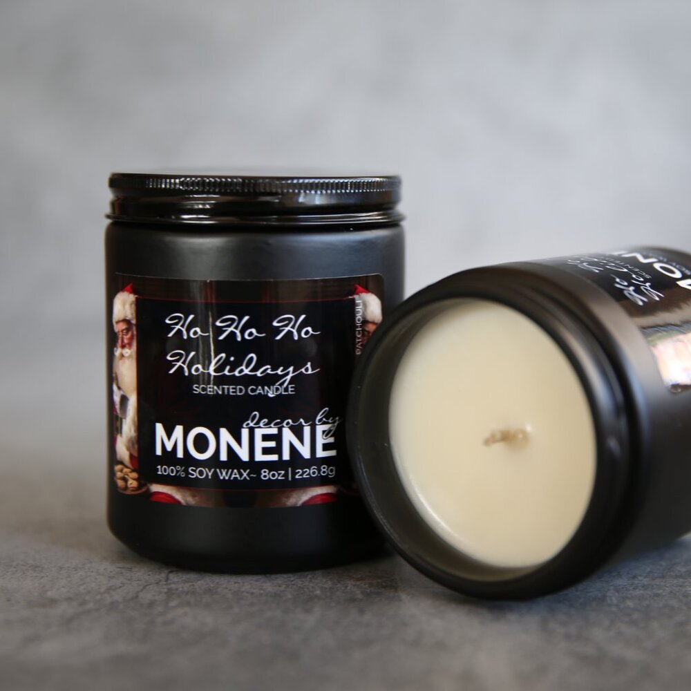 Ho Ho Ho Holidays Scented 8oz 100% Soy Wax Candle